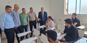 وفد من شركة الاتصالات الفلسطينية "جوال" يزور المعاهد الأزهرية في غزة