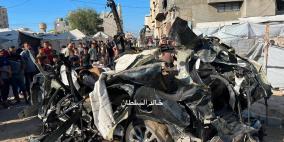 4 شهداء بينهم سيدة في قصف استهدف مركبة ومواطنين شمال غرب مدينة غزة