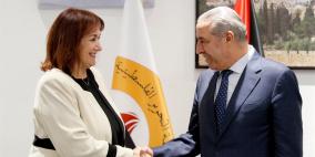 الشيخ يستعرض مع وفد أوروبي تطورات الأوضاع الفلسطينية وجهود إحياء المسار السياسي