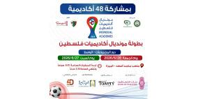 بمشاركة 48 أكاديمية من جميع المحافظات.. انطلاق مونديال أكاديميات فلسطين 2026