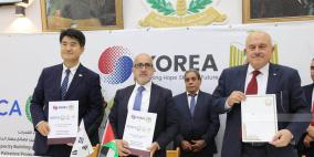 الحكومة والوكالة الكورية توقعان اتفاقيتين بقيمة 21 مليون دولار لدعم بيت لحم والدفاع المدني