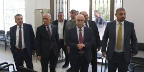 رئيس مجلس القضاء الأعلى ورئيس سلطة الأراضي يتفقدان مقر محكمة تسوية رام الله والبيرة الجديد