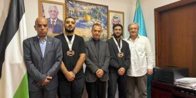 السفير أبوزيد يستقبل لاعبي منتخب الجيو جيتسو بعد تألقهم في بطولة آسيا