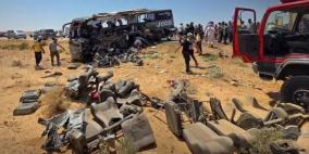 مصرع 35 شخصا وإصابة 30 آخرين إثر حادث سير مروع في سوريا