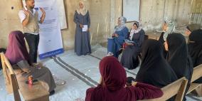 جمعية المرأة العاملة تنظم ورشة عمل في دير البلح بعنوان "مبادرات نسوية تصنع الأثر في المجتمع"