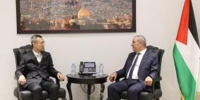 الشيخ يستقبل مدير مكتب جمهورية الصين الشعبية لدى دولة فلسطين