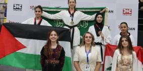 فضيتان وبرونزية لفلسطين في ثاني أيام بطولة الحسن الدولية للتايكواندو