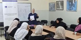 ورشة في مخيم بلاطة حول المشاركة المجتمعية والقيادة النسوية ودورها في تعزيز التغيير المجتمعي