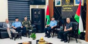 قلقيلية: المحافظ يستقبل مدير عام الشرطة