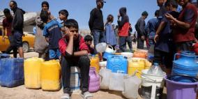 خاص | أزمة المياه تتفاقم في غزة.. شربة الماء تحولت إلى حلم للنازحين