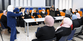 جمعية المرأة العاملة بالتعاون مع جمعية أنصار الانسان تنفذ ورشة توعوية حول إدارة الضغوط النفسية في نابلس