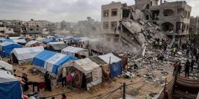 صور | انهيار مبنى متضرر في حي الصبرة بمدينة غزة