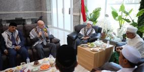 الهباش يبحث مع جمعية نهضة العلماء في إندونيسيا تعزيز التعاون ودعم صمود الشعب الفلسطيني