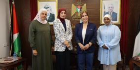 الخليلي تلتقي رئيسة جمعية نور شمس النسوية – طولكرم لبحث سبل التعاون ودعم وتمكين النساء