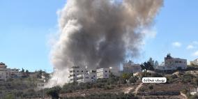 قوات الاحتلال تفجّر منزل الأسير قدري سمارة في بلدة بدو شمال غرب القدس