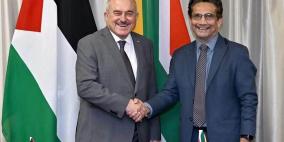 الوزير حجاوي يشيد بمواقف جنوب أفريقيا الداعمة للحقوق الفلسطينية في المحافل الدولية
