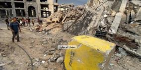 غزة: قصف ونسف وإطلاق نار وإصابة نازحين بنيران الاحتلال