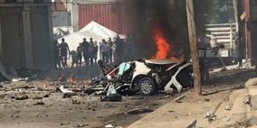 شهيد ومصابون جراء قصف الاحتلال مركبة في حي التفاح شرق مدينة غزة
