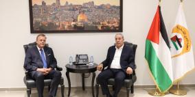 الشيخ يلتقي رئيس مكتب تمثيل هولندا لدى فلسطين