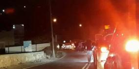 اغلاق مدخل نحالين الرئيسي غرب بيت لحم