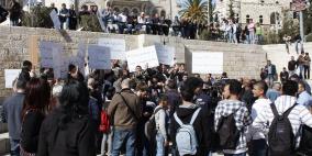 إصابات واعتقالات خلال قمع الاحتلال لاعتصام سلمي في القدس