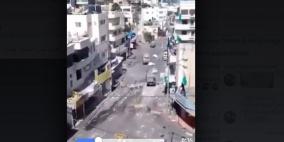 فيديو: حجارة بدّو تحطم دوريات الاحتلال 