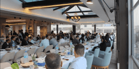 ليلى غنام تحتفل بالمستثمرين ورجال الاعمال  