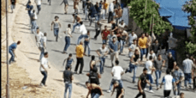  مواجهات  بين جنود الاحتلال وسكان كوبر بعد اغلاقها