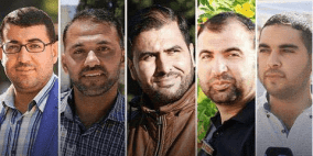 الحق تطالب بالإفراج الفوري عن الصحفيين الخمسة واحترام حرية العمل الصحفي