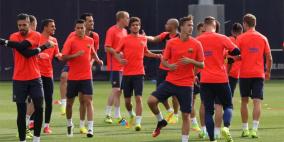 برشلونة يخسر مهاجمه قبل موقعة يوفنتوس غدا
