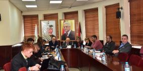 غنيم يترأس اجتماعات بروكسل الخاصة في مشروع  محطة التحلية المركزية لقطاع غزة.