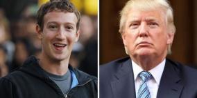 "حرب كلامية" بين ترامب ومؤسس فيسبوك