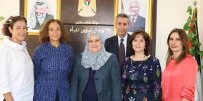 الأغا تبحث آليات التعاون المشترك مع التعاون الايطالي