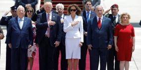 ترامب يهبط في تل ابيب 