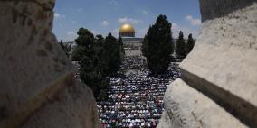 ربع مليون مصل في الأقصى بجمعة رمضان الاولى 
