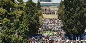 300 الف مصل في الأقصى بالجمعة قبل الاخيرة 