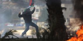 مواجهات عنيفة عند المدخل الشمالي لمدينة البيرة