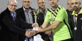 فوز فريق شركة كهرباء القدس في كأس البطولة والهداف