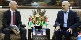السنوار يبحث مع السفير السويسري "مستجدات المصالحة"