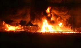 مستوطنون يحرقون أراضي زراعية و"بركسا" في برقة شمال غرب نابلس