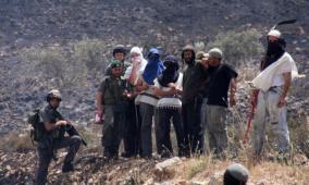 إصابة 8 مواطنين في هجوم للمستوطنين غرب نابلس