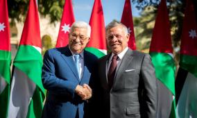 الرئيس يجتمع مع ملك الأردن ويطلعه على آخر التطورات والتحركات على الصعيد الدولي