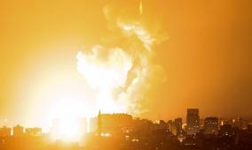 طائرات الاحتلال تقصف نقطة رصد شرق غزة