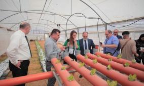 افتتاح مشروع المزرعة المائية على أراضي جامعة خضوري بطولكرم