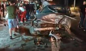 بالفيديو: مصرع شاب وإصابة آخرين بحادث سير في جنين   