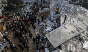 ثلاثة شهداء وجرحى في قصف الاحتلال مخيم النصيرات