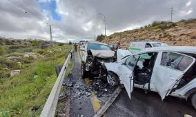 مصرع مواطنة و6 إصابات في حادث سير شمال أريحا