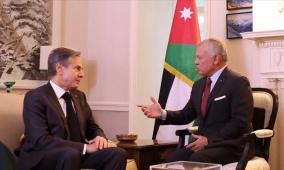 ملك الأردن يؤكد لبلينكن ضرورة الوقف الفوري لإطلاق النار بغزة