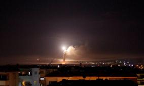 قصف إسرائيلي يستهدف مبنى أني في محيط دمشق