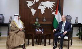 مصطفى يثمن دور الكويت الرائد في العمل السياسي والدبلوماسي لدعم فلسطين وقضيتها